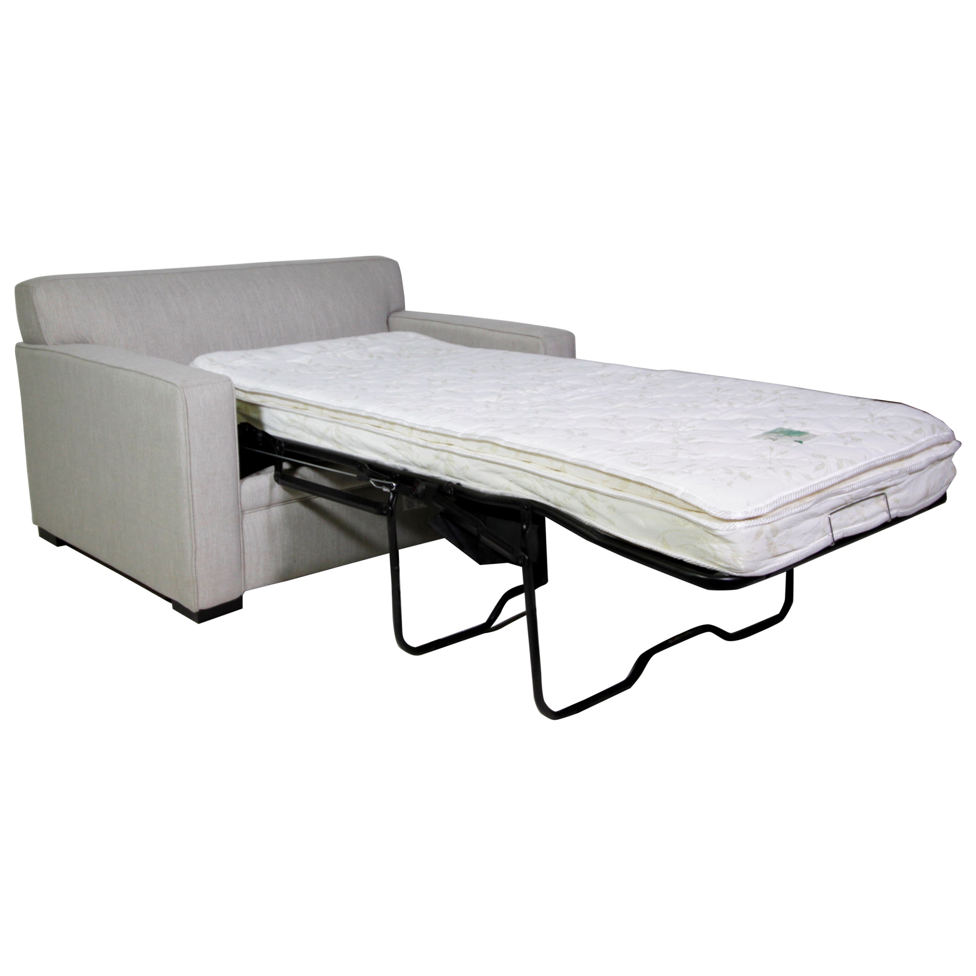 Sleeper chair with discount memory foam mattress